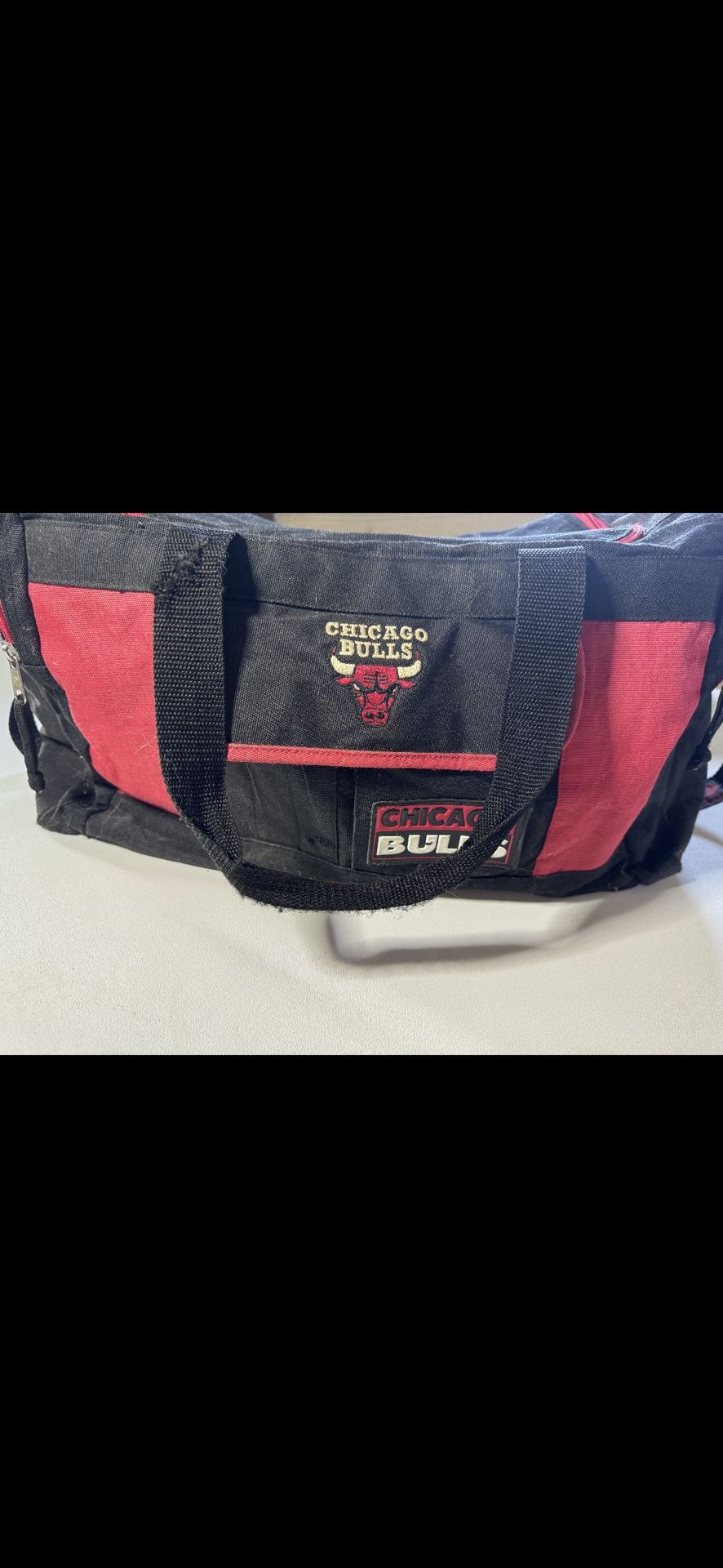 Vintage Chicago Bulls 1980's Gym/Duffel Bag NBA Licensed A.N.G. Authentic Sport