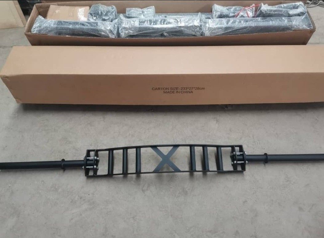 NEW YEAR SPECIAL!! Brand NEW Olympic Multi-Grip Curved Camber Bar Barbell; Bench Press; Gym Equipment
