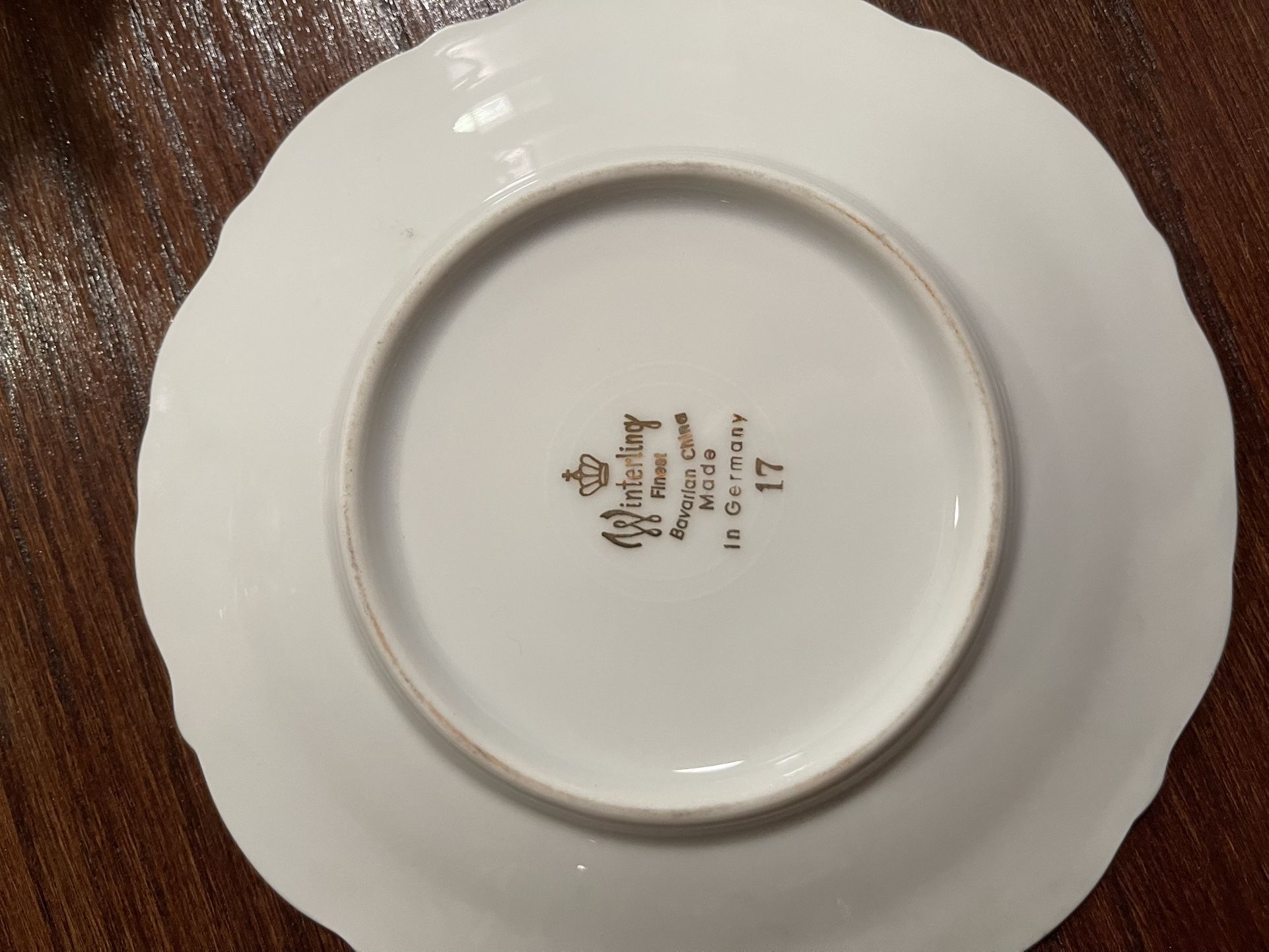 Winterling Bavarian China from Germany