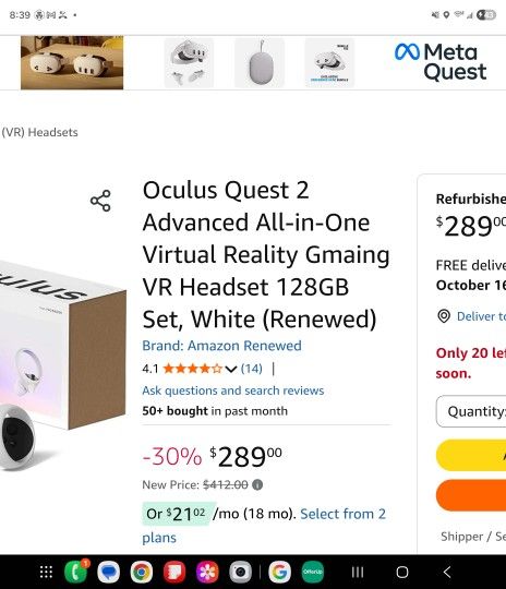V r headset