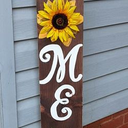 Handmade Custom Sign With Planter Can Do Any Word Or Quotes Of Your Choice.. And Whatever Size You Prefer...