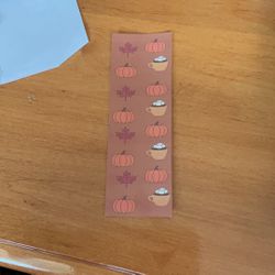 Autumn Pattern Bookmark