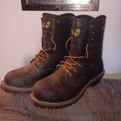 Golden Retriever Men's 9207 Waterproof Logger boots