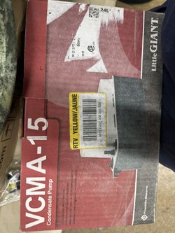 Little Giant VCMA-15UL 115V Automatic Condensate Removal Pump