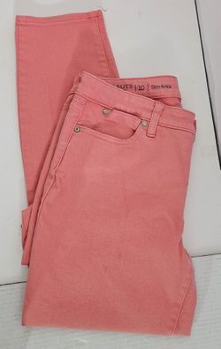 Talbots Flawless Slim Ankle Jeans – Women's Size 10 Coral Pink