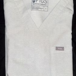 Men’s space grey small Figs chisec scrub top