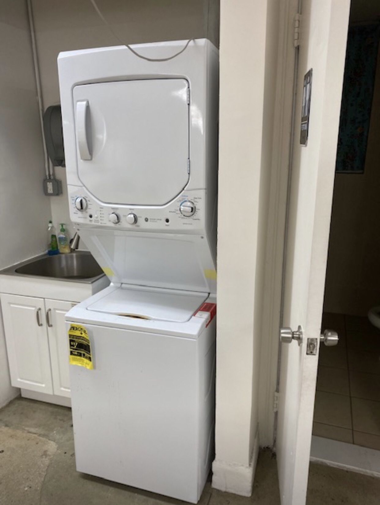 One Year Old Electric Stackable, Washer And Dryer