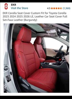 Corolla Seat Cover