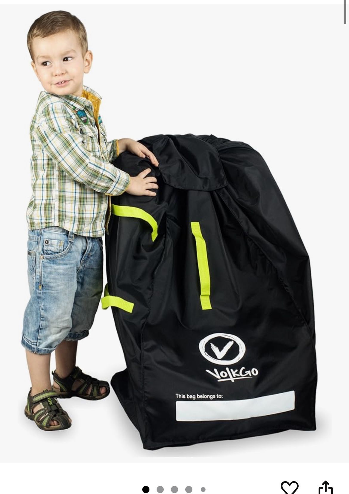 Car Seat Check Bag