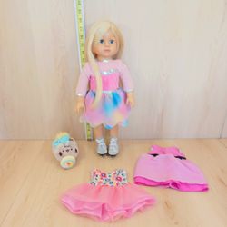 American Fashion World 18-inch Fashion Doll With Extras
