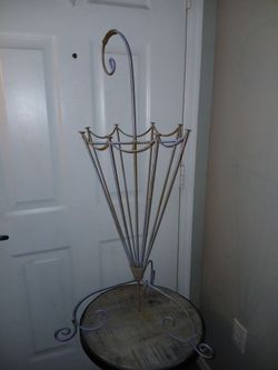 George Nelson Inspired Iron Umbrella Stand
