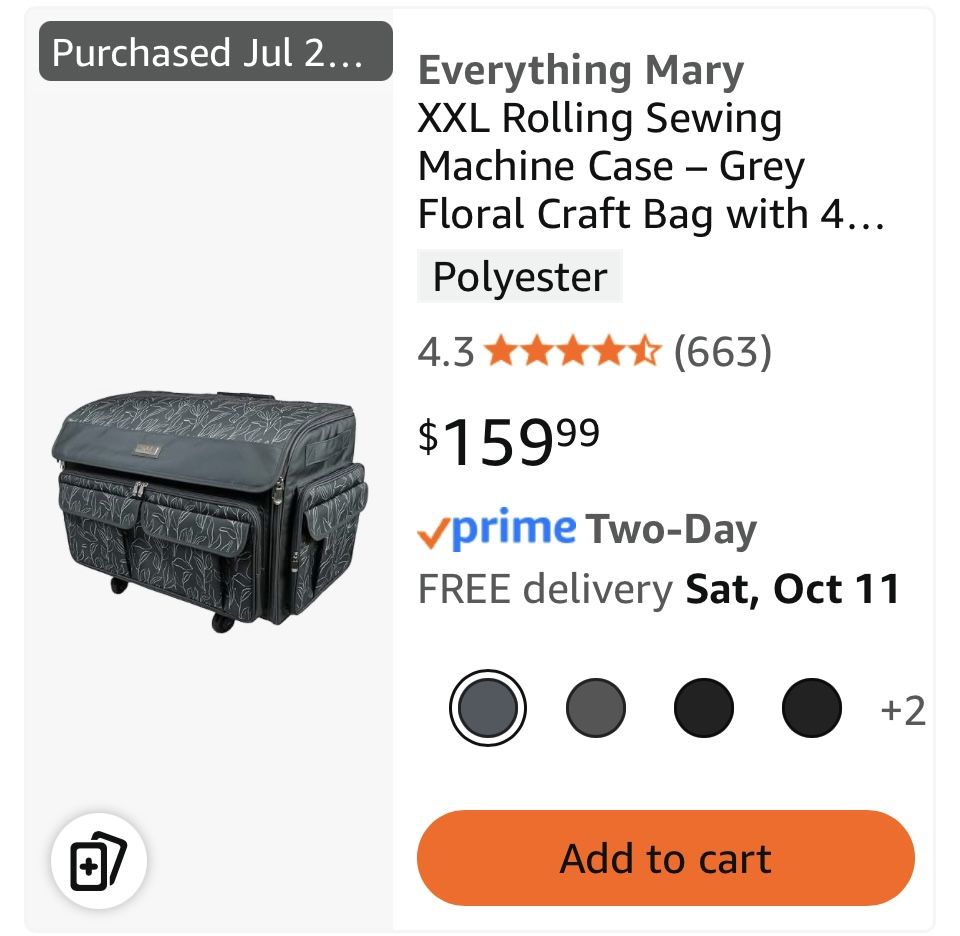 XXL sewing Machine Trolley