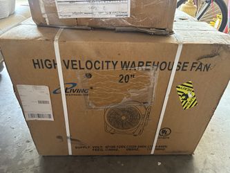 High velocity fan 20”