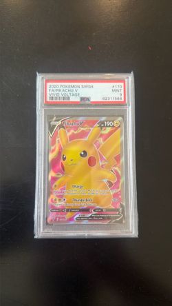 Pikachu V #179 PSA 9