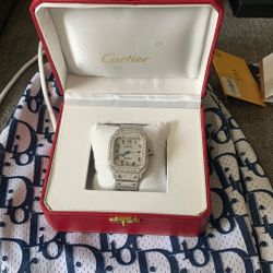 VVS Moissanite Watch Box And Papers