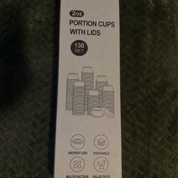 Portion Cups With Lids 