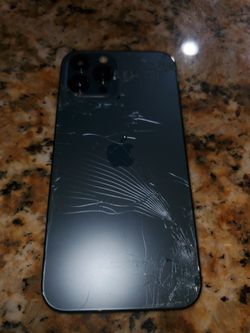 iPhone 12 Pro Max Unlocked 256GB (Only Cracked Back Glass)