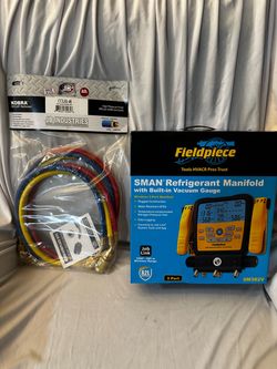 Fieldpiece SM382V SMAN Manifold & JB Industries Hose Set