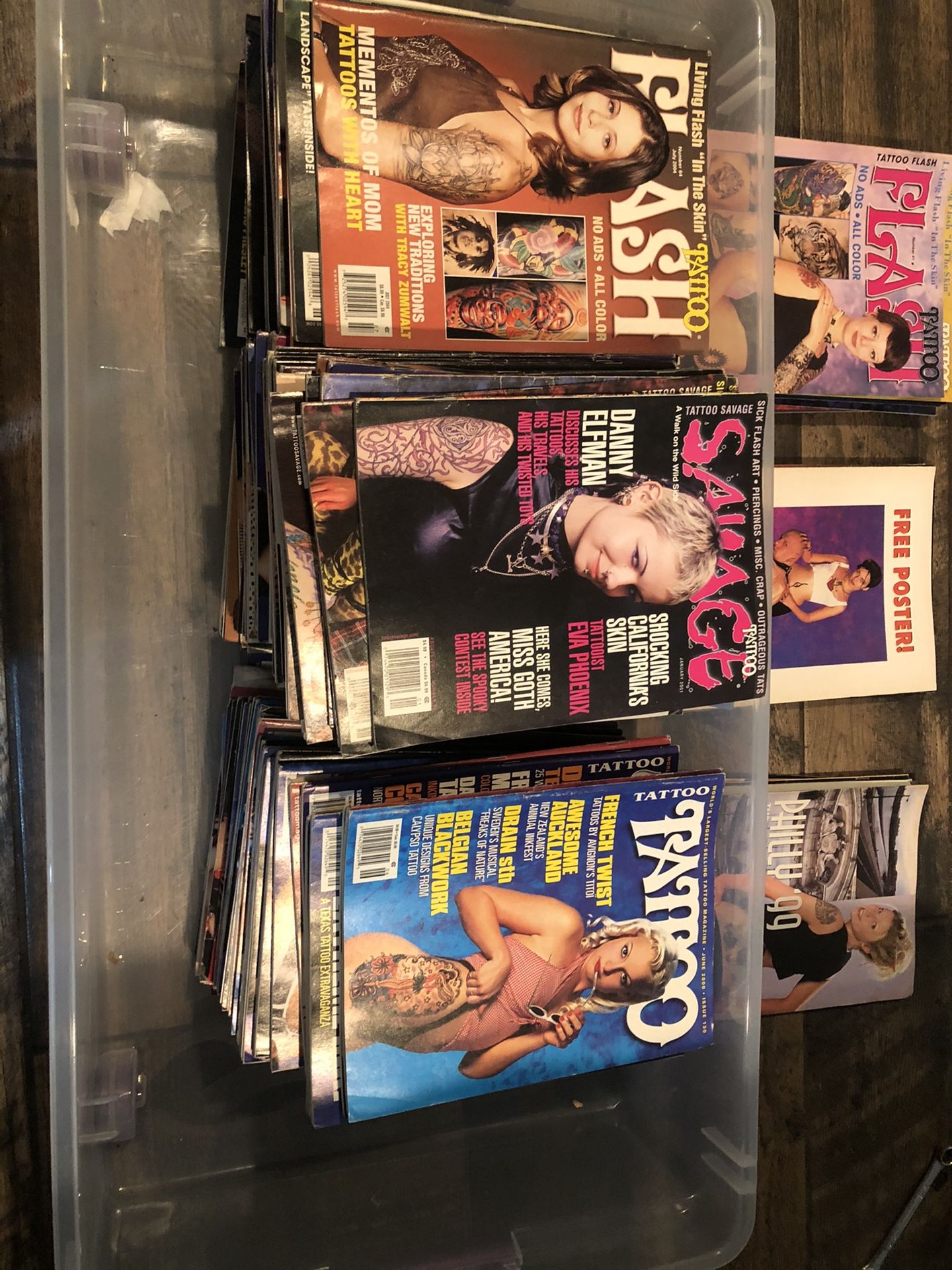 Tattoo, Flash, Savage magazine collection