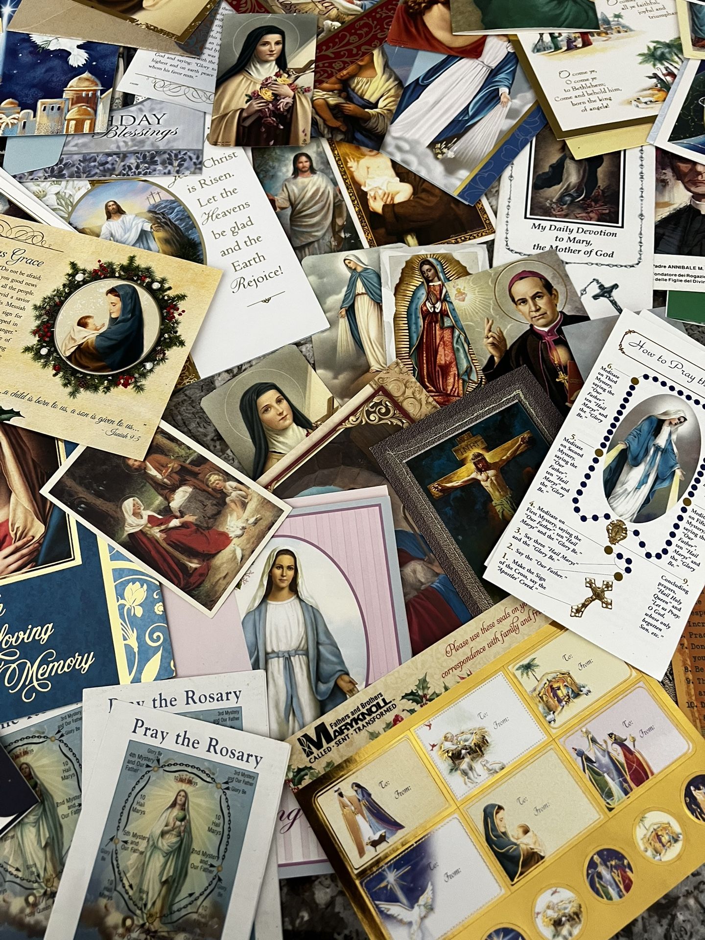 Lot Of Religious Pictures