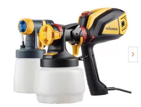 Wagner Flexio 3500 Electric Handheld HVLP Paint Sprayer. Retail price at Home Depot is $172.99.