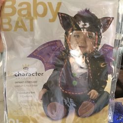 Baby Bat Costume 0-6 Months 