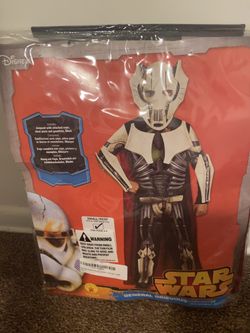 Halloween Cosrume Star Wars General Greivous Small 4-6 Child 