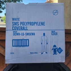COVERALL POLYPROPYLENE - 25 PER CASE