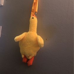 yellow duck purse