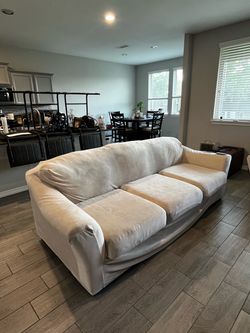Beige / cream sofa