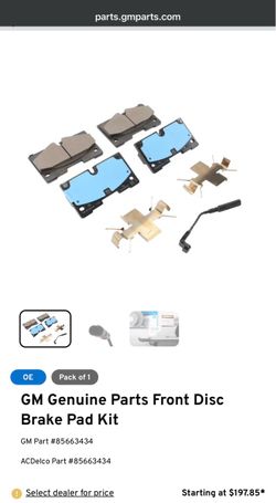 Brand new ceramic brake pads for Chevrolet , GMC , Cadillac