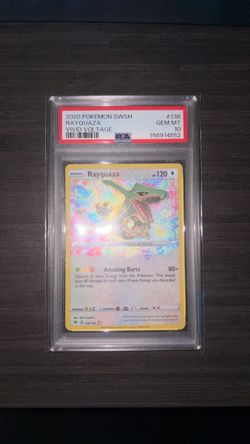 PSA 10 Vivid Voltage Rayquaza Pokemon