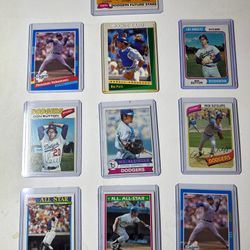 Dodgers Baseball Cards - Fernando Valenzuela