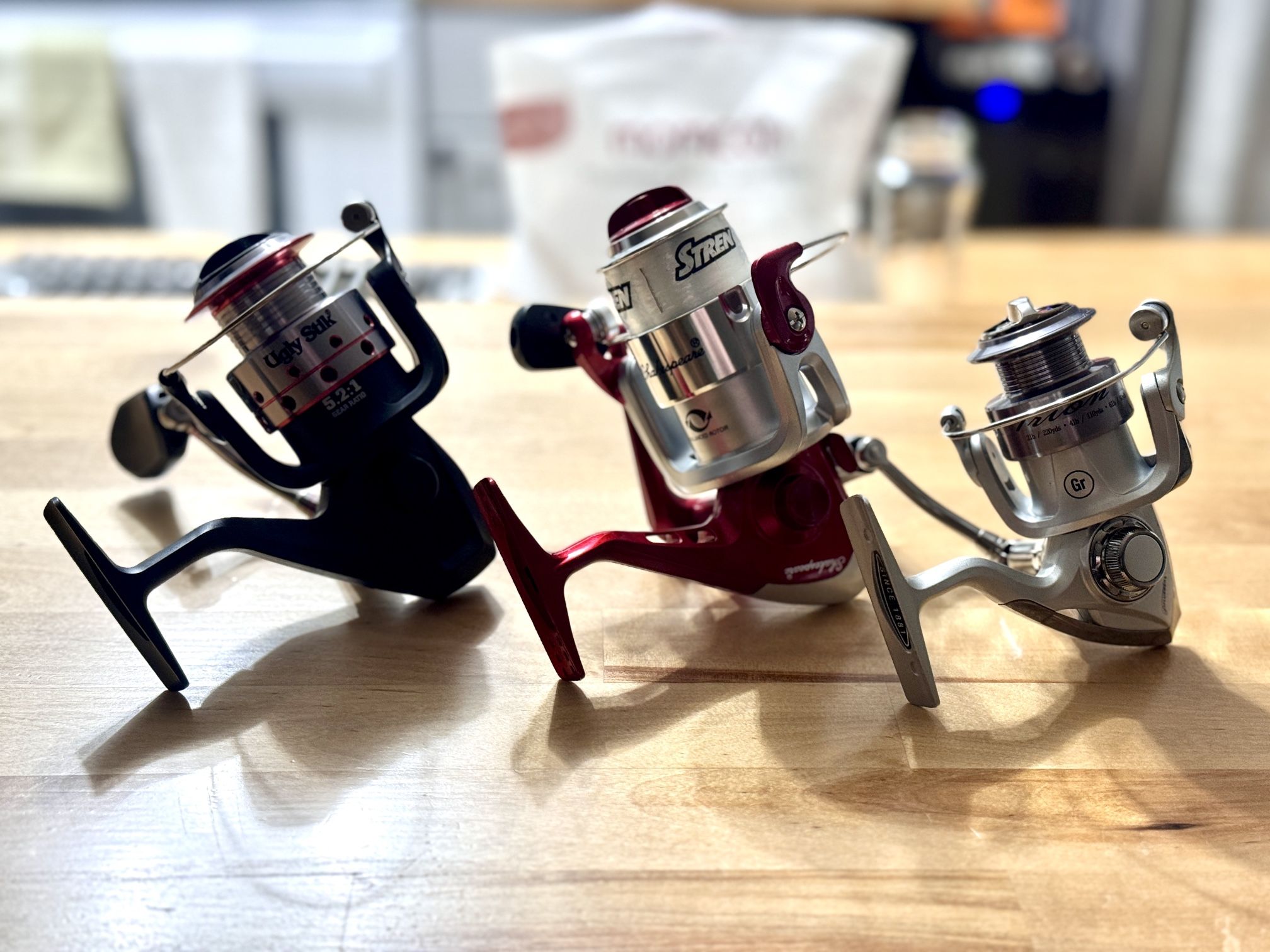 3 Brand New Spinning Fishing Reels – $100 for All
