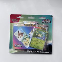 Pokémon TCG: Scarlet & Violet-Prismatic Evolutions Tech Sticker Collection (Leafeon)