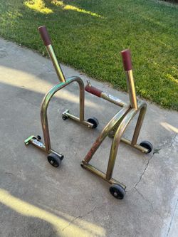 Motorcycle Front and Rear Stand Set