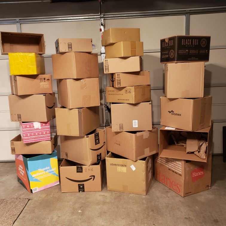 50+ Moving Boxes All Large And Medium Very Strong Boxes