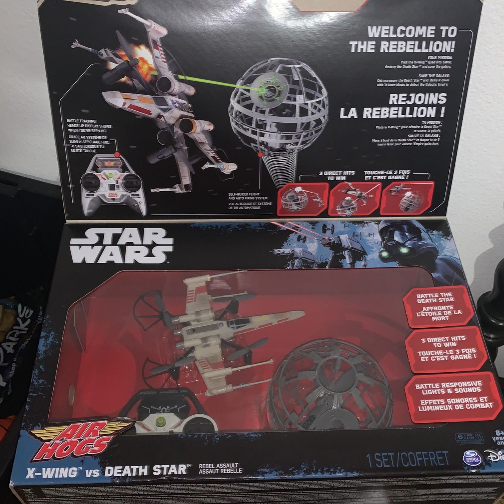 Star Wars Air Hogs X wing Vs Death Star