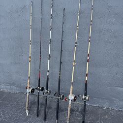 6 fishing rods