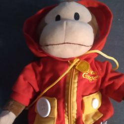 Learn To Dress Curious George Plush 