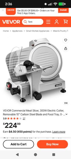 Vevor Meat slicer model 250 AJ