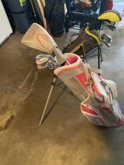 Golf Clubs And Bag