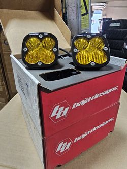 New Baja Designs Squadron Pro Amber Yellow Light Kit