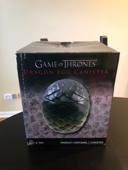 New Game of Thrones Dragon Egg Canister