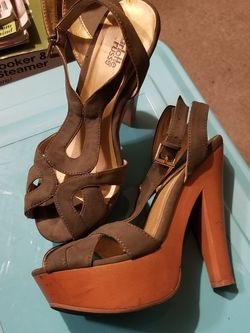 Olive Color Heels
