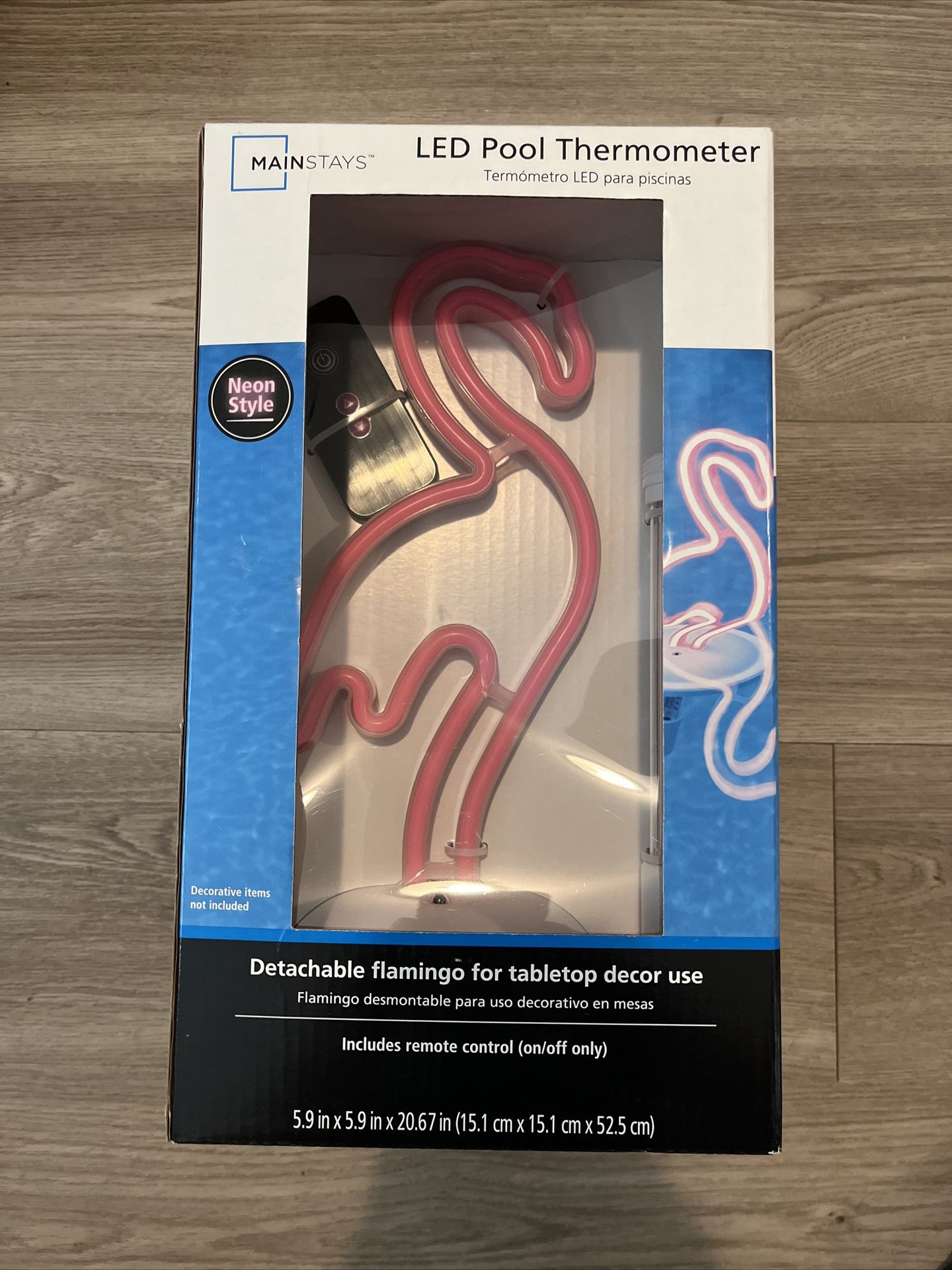 Thermometer Flamingo For Pools And Table Tops 