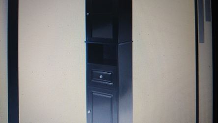 Winsome ALPS Armoire Cabinet, Black