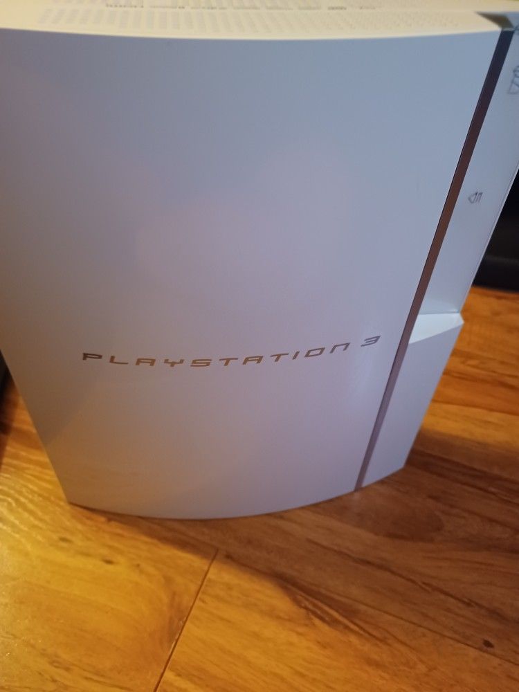 White Ps3 Fat 80gig As Is