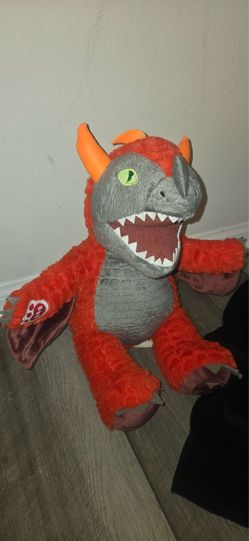 Build-A-Bear Workshop MagiQuest Red Dragon with MagiQuest Cape