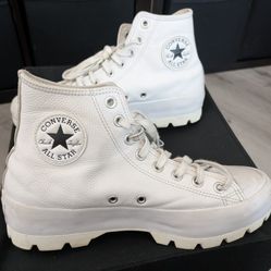 Women Converse Chuck Taylor Lugged Leather Boots 